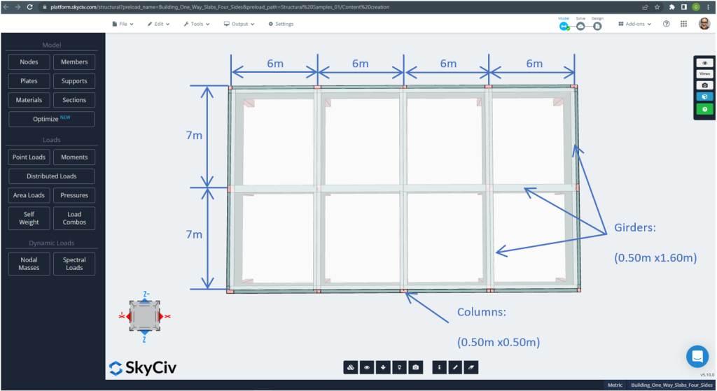 Exemple de conception de dalle bidirectionnelle AS3600