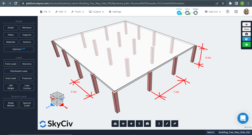 双向板设计示例