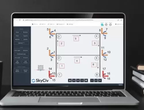 Estudo de caso: Programação SkyCiv e Python para análise estrutural de pórticos planos