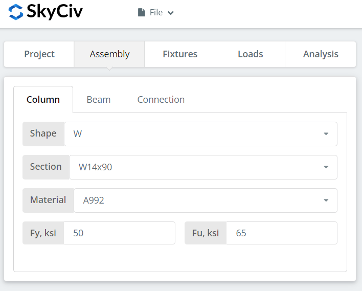 Double Angle Connection, connection design