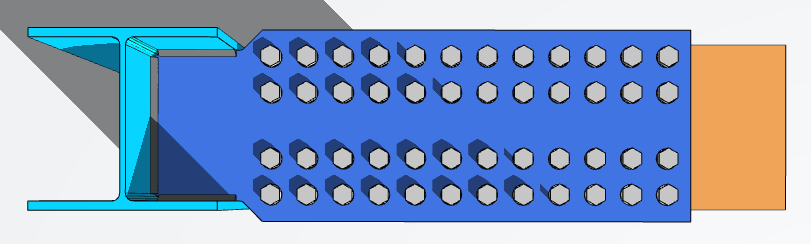 OK O exemplo de design de conexão AISC mostrado acima é feito em ASD