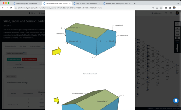 How to Apply Wind Loads to a Structure | SkyCiv Engineering