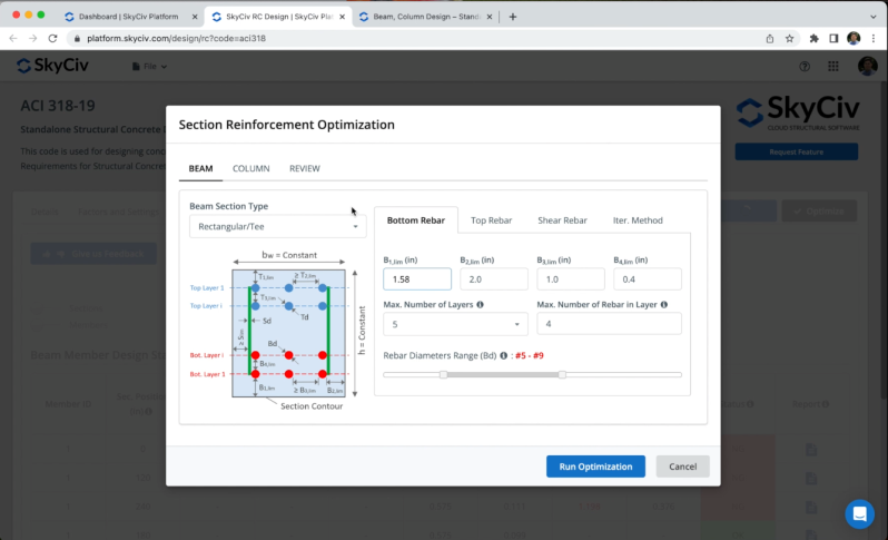 Optimization on Standalone RC Design