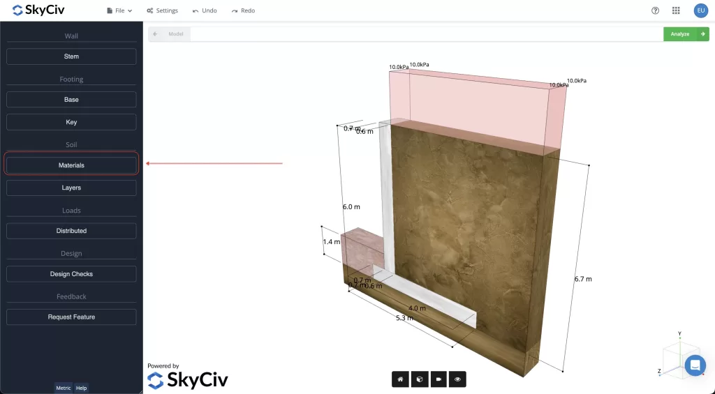 Retaining Wall Design Example