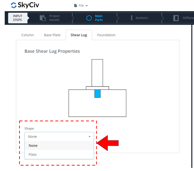 AISC Shear Lug | SkyCiv Engineering