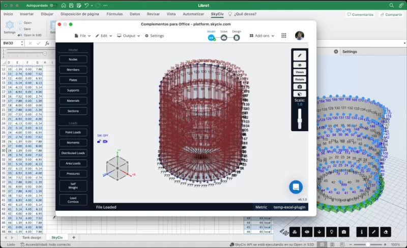 Cold-formed steel building design AISI - loads assignment