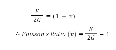 Poisson's Ratio Rearranged