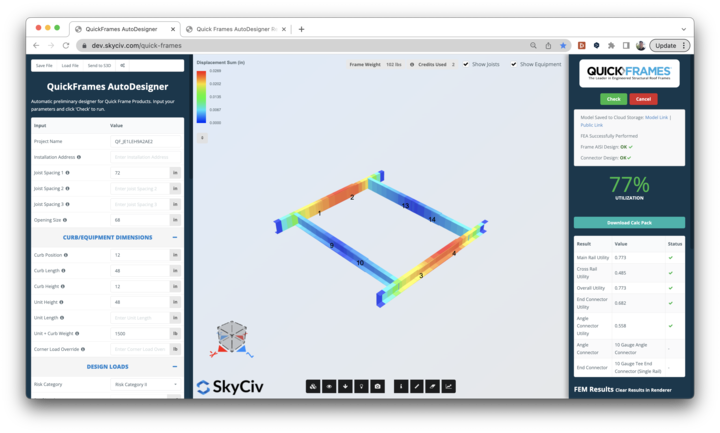 SkyCiv Autodesigner