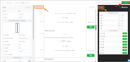 Calculadora de vigas de madera CSA