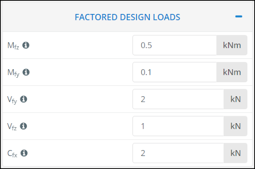 CSA Factored Loads, Σχέδιο ξύλινων δοκών