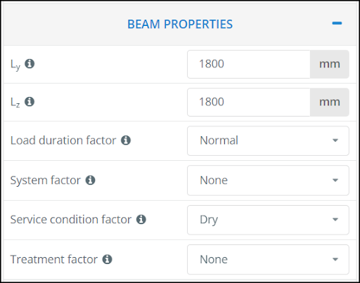 CSA Wood Beam Properties, Wood Beam Design