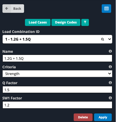 slab on grade design - assign loads and load combinations