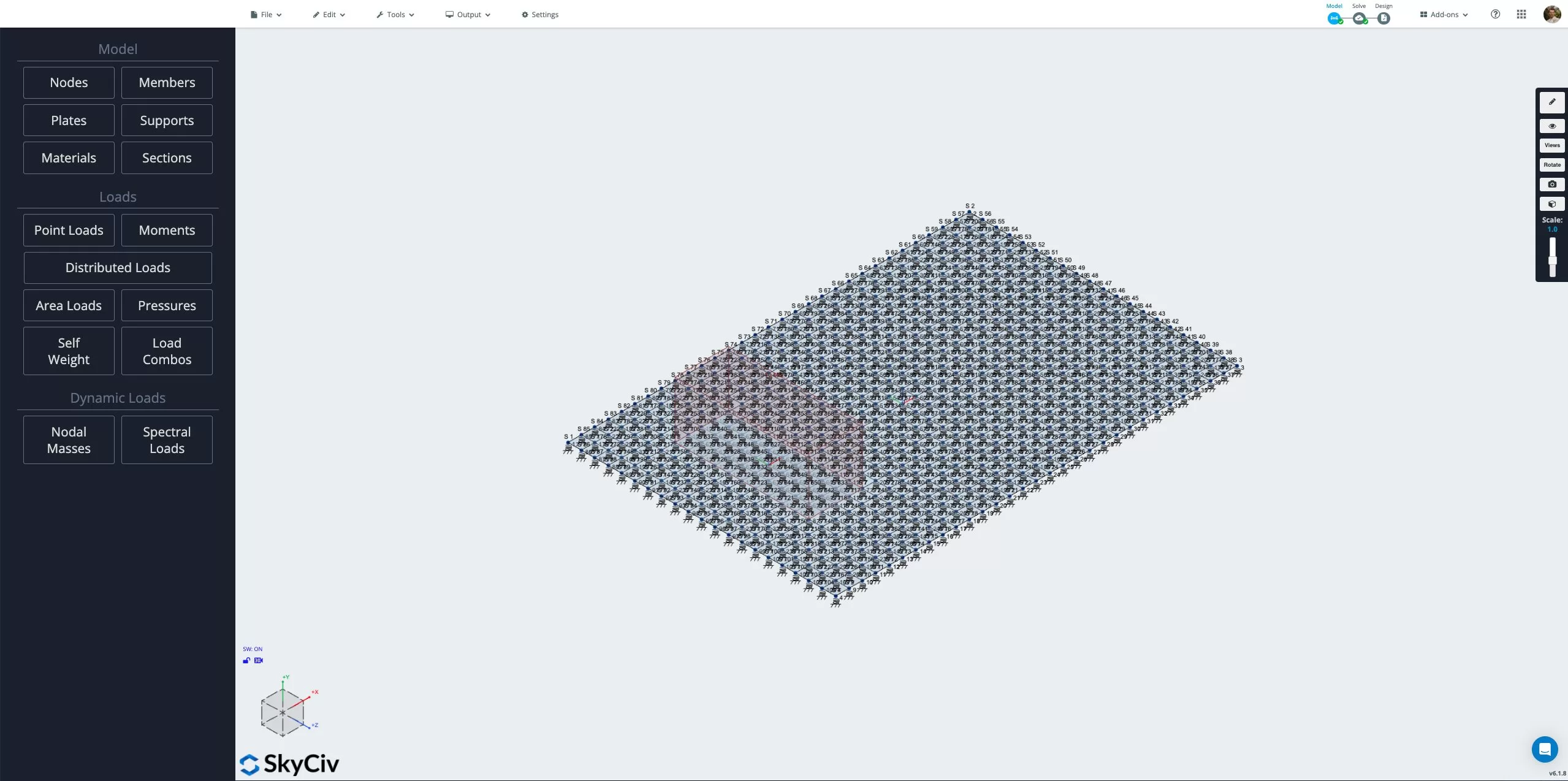 slab on grade, optimizing sections