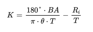 K-Factor for Sheet Metal Calculator