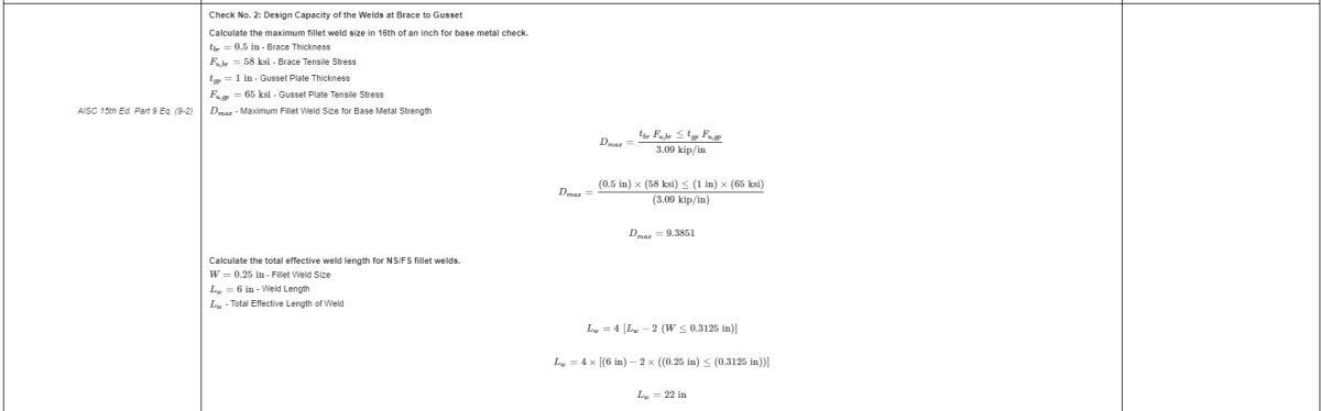 Knee Brace Connection | SkyCiv Engineering