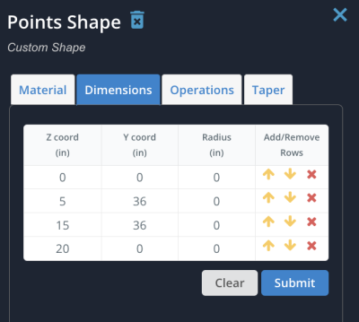 Access Section Builder