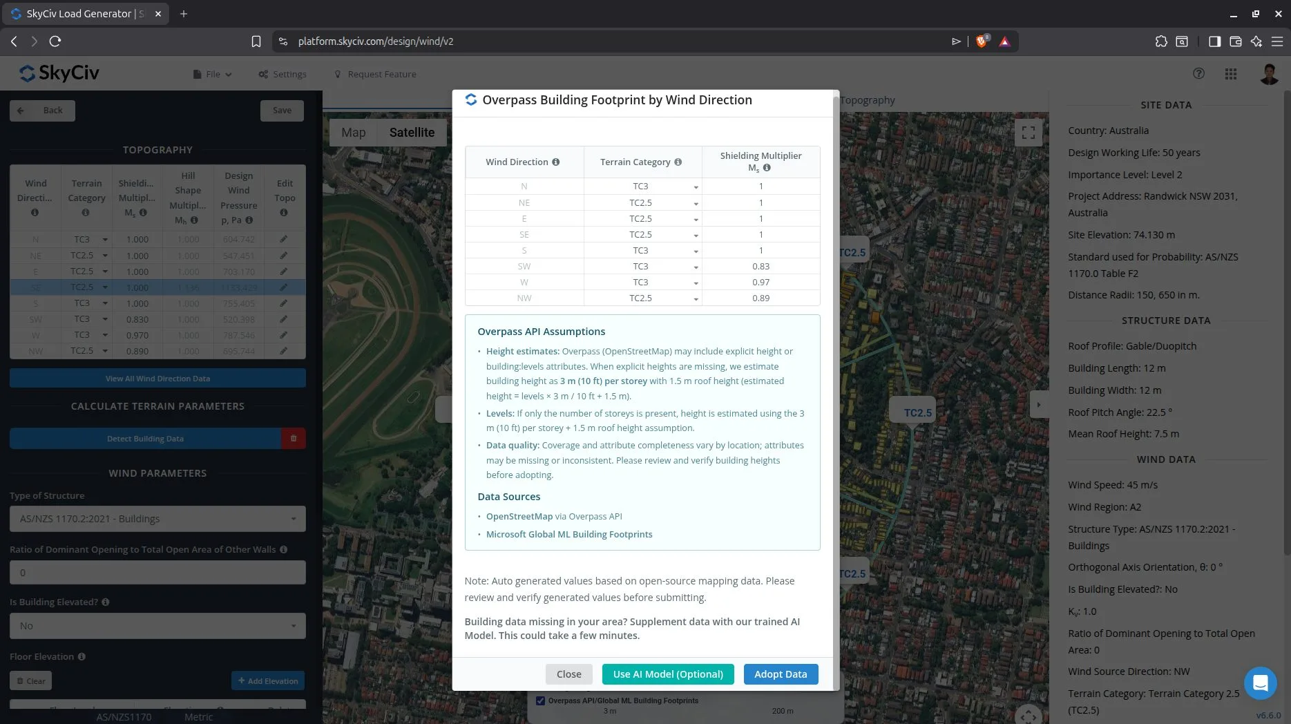 Result for Automatic Terrain Detection for Load Generator