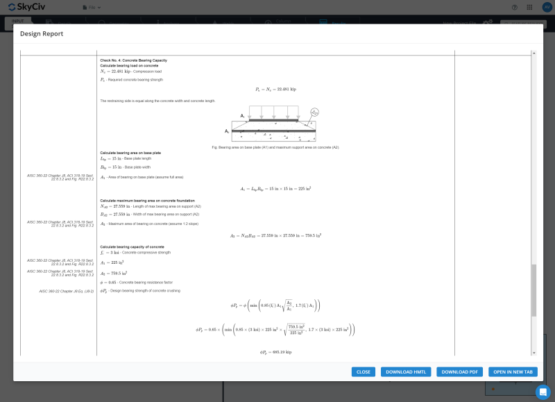 Bericht zum Basisplatten-Designmodul v2