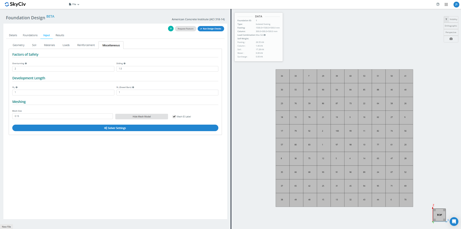 Concrete Footing Calculator