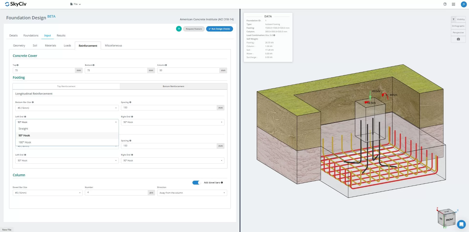 Concrete Footing Calculator