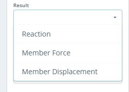 skyciv-influence-line-result-dropdown