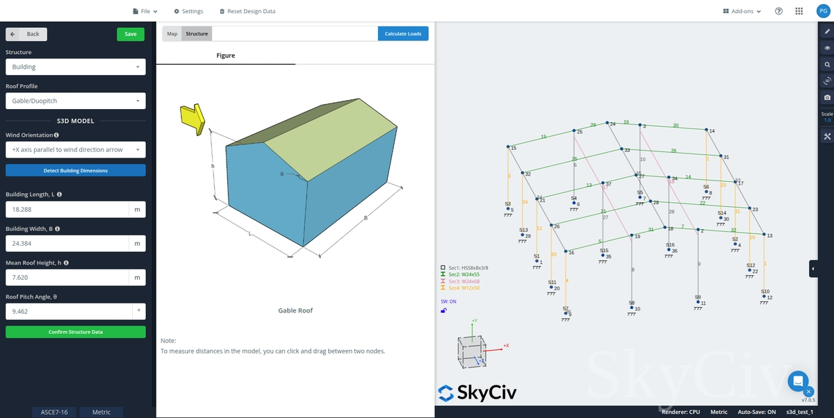 Structure Input parameters for Load Generator