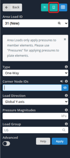 Open Load Generator in SkyCiv S3D