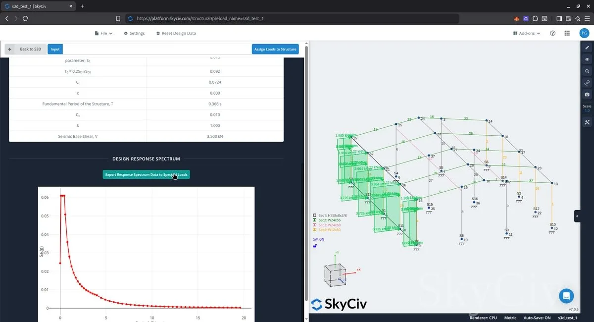 Seismic Load Results