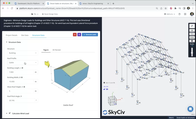 StruDonnées structurellesnées sur S3D Structure data on S3D