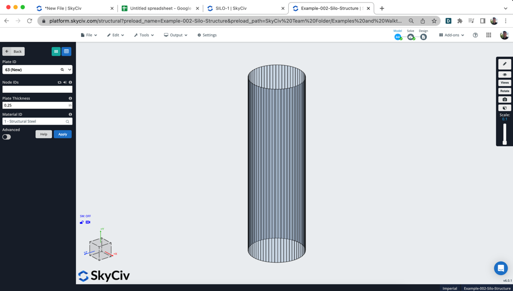 acero-silo-análisis-estructural-software-shell-estructura repetidad-structure Design Steel Silo Structure