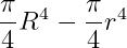 Equation for centroid of Hollow circle