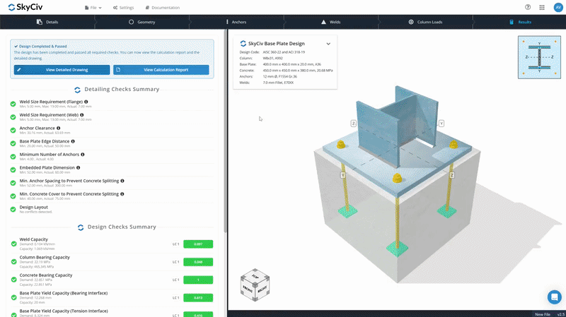 AISC 360 Steel Structure Design Software, aisc steel connection design software