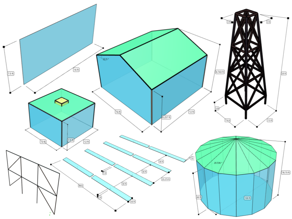 风设计模块结构类型 Load Generator Structure Types