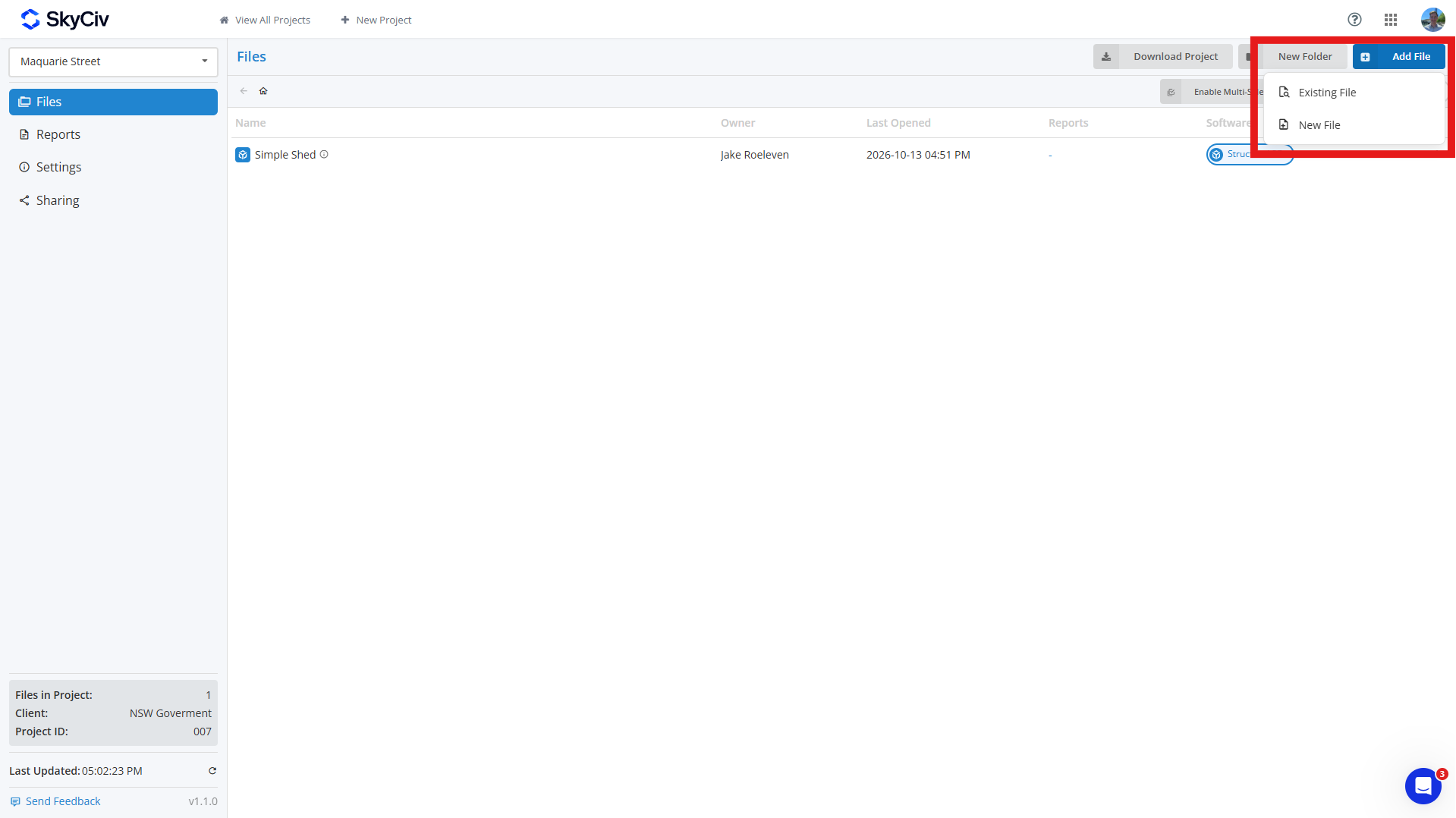 Add File