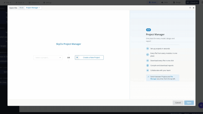 Switch to File Manager